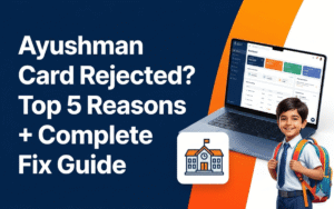 Ayushman Card Rejected? Top 5 Reasons + Complete Fix Guide