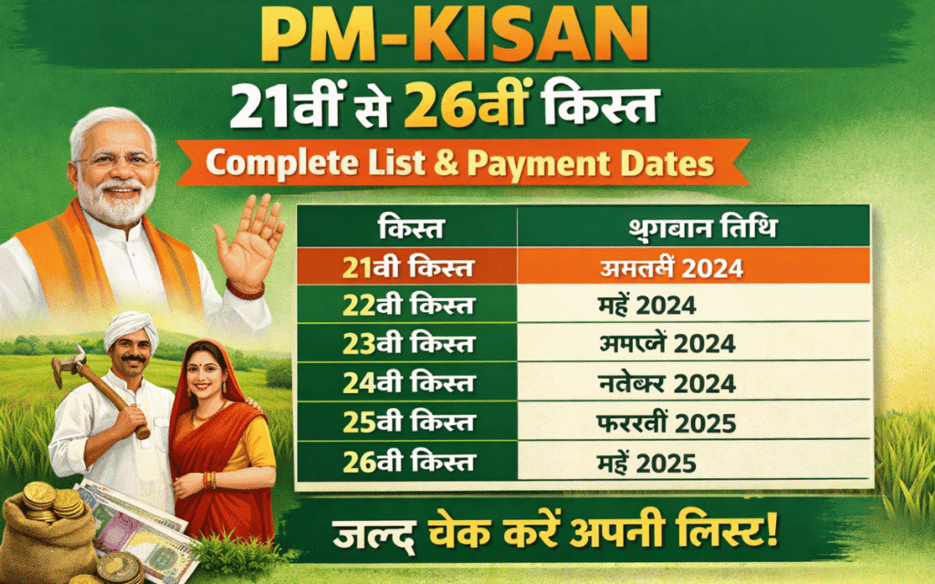 pm-kisan-21st-to-26th-installment-how-to-check-your-name-in-the-beneficiary-list