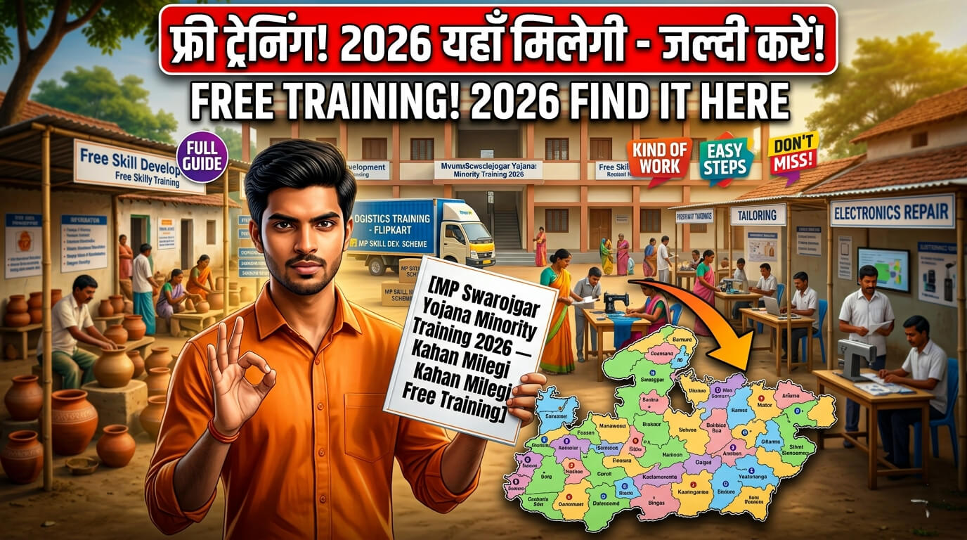 MP Swarojgar Yojana Minority Training 2026 — Kahan Milegi Free Training