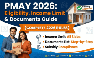 PMAY 2026 Eligibility, Income Limit & Documents Guide