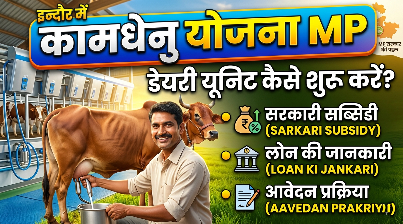 Indore Mein Kamdhenu Yojana MP — Dairy Unit Kaise Shuru Kare