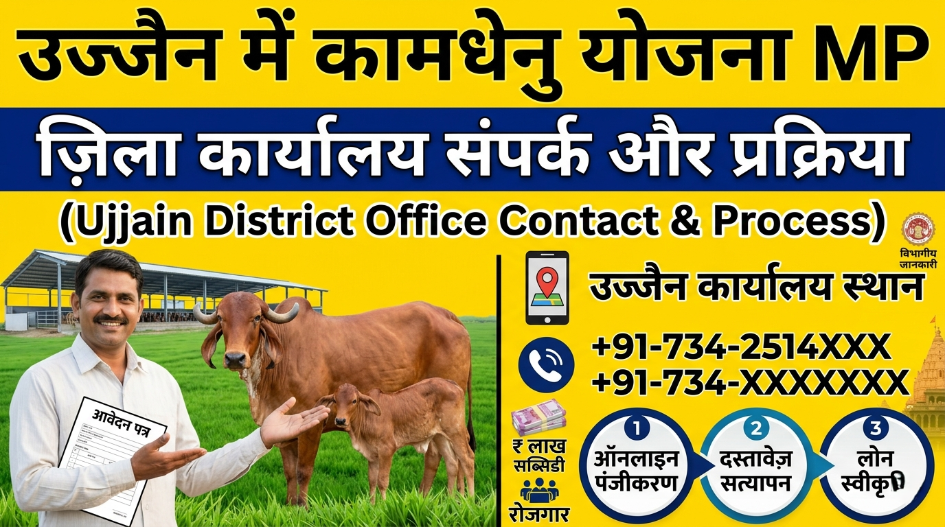 Ujjain Mein Kamdhenu Yojana MP — District Office Contact Aur Process