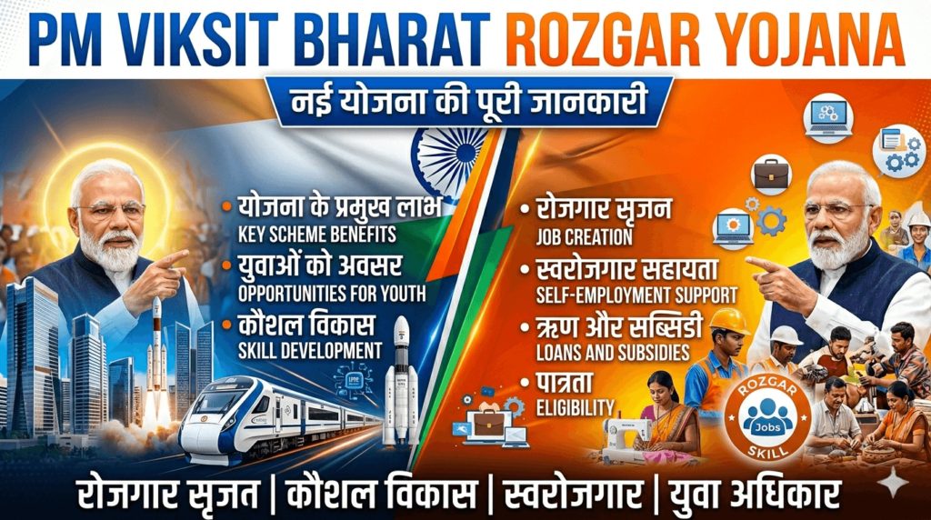 2. PM Viksit Bharat Rozgar Yojana (PM-VBRY) – नई योजना की पूरी जानकारी

