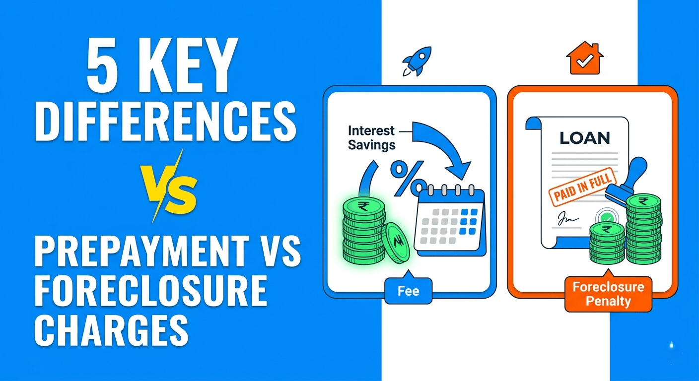 5 Key Differences: Prepayment vs Foreclosure Charges