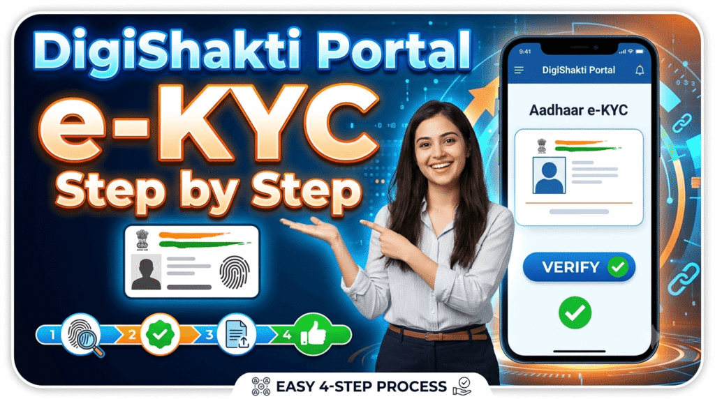 DigiShakti Portal – e-KYC Step by Step