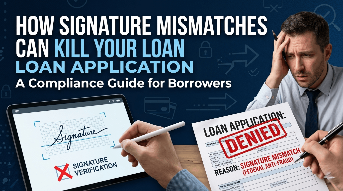 How Signature Mismatches Can Kill Your Loan Application