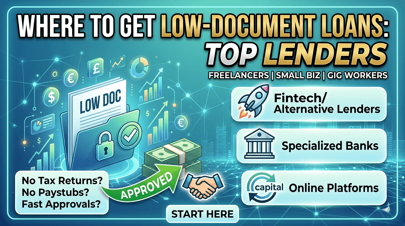 Where to Get Low-Document Loans: Top Lenders