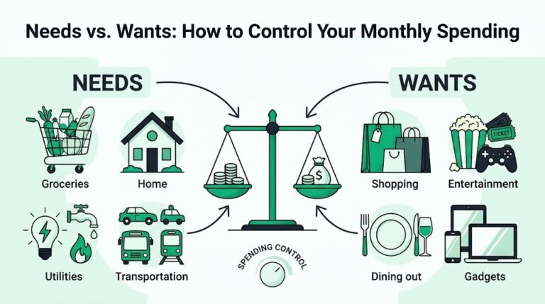 Needs vs. Wants: How to Control Your Monthly Spending