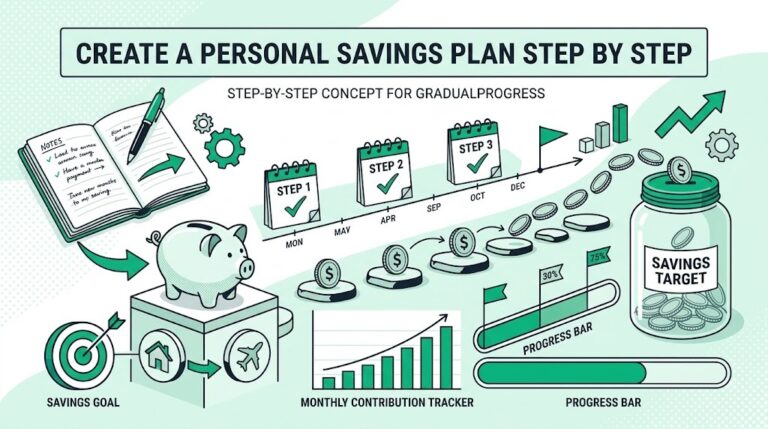 How to Create a Personal Savings Plan Step by Step