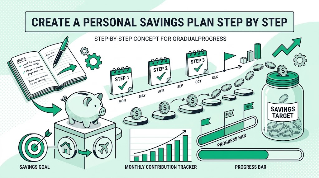 How to Create a Personal Savings Plan Step by Step