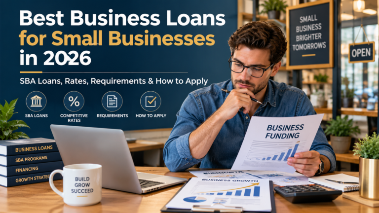 Best Business Loans for Small Businesses in 2026: SBA Loans, Rates, Requirements & How to Apply