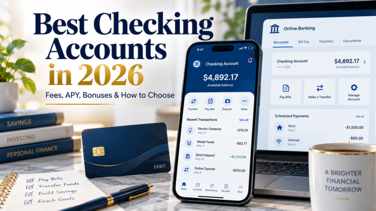 Best Checking Accounts in 2026: Fees, APY, Bonuses & How to Choose